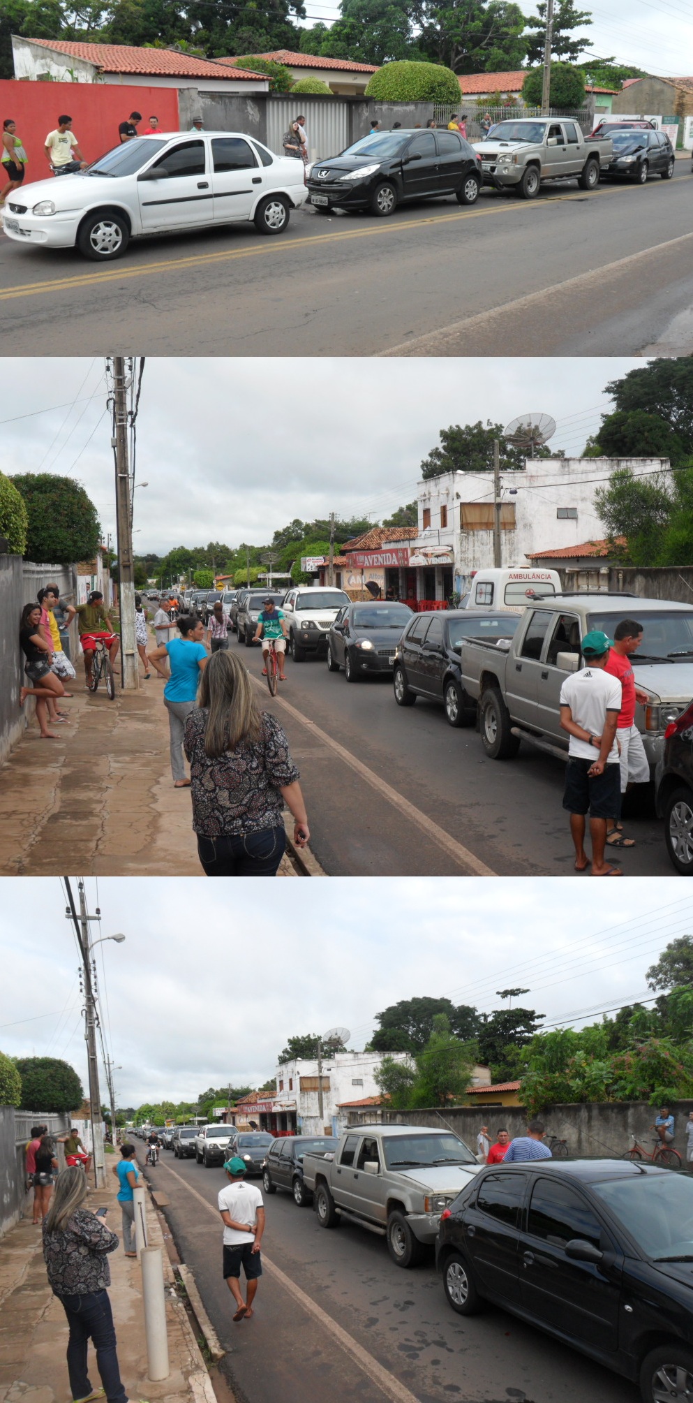 Acidente entre 5 veículos congestiona trânsito em Altos